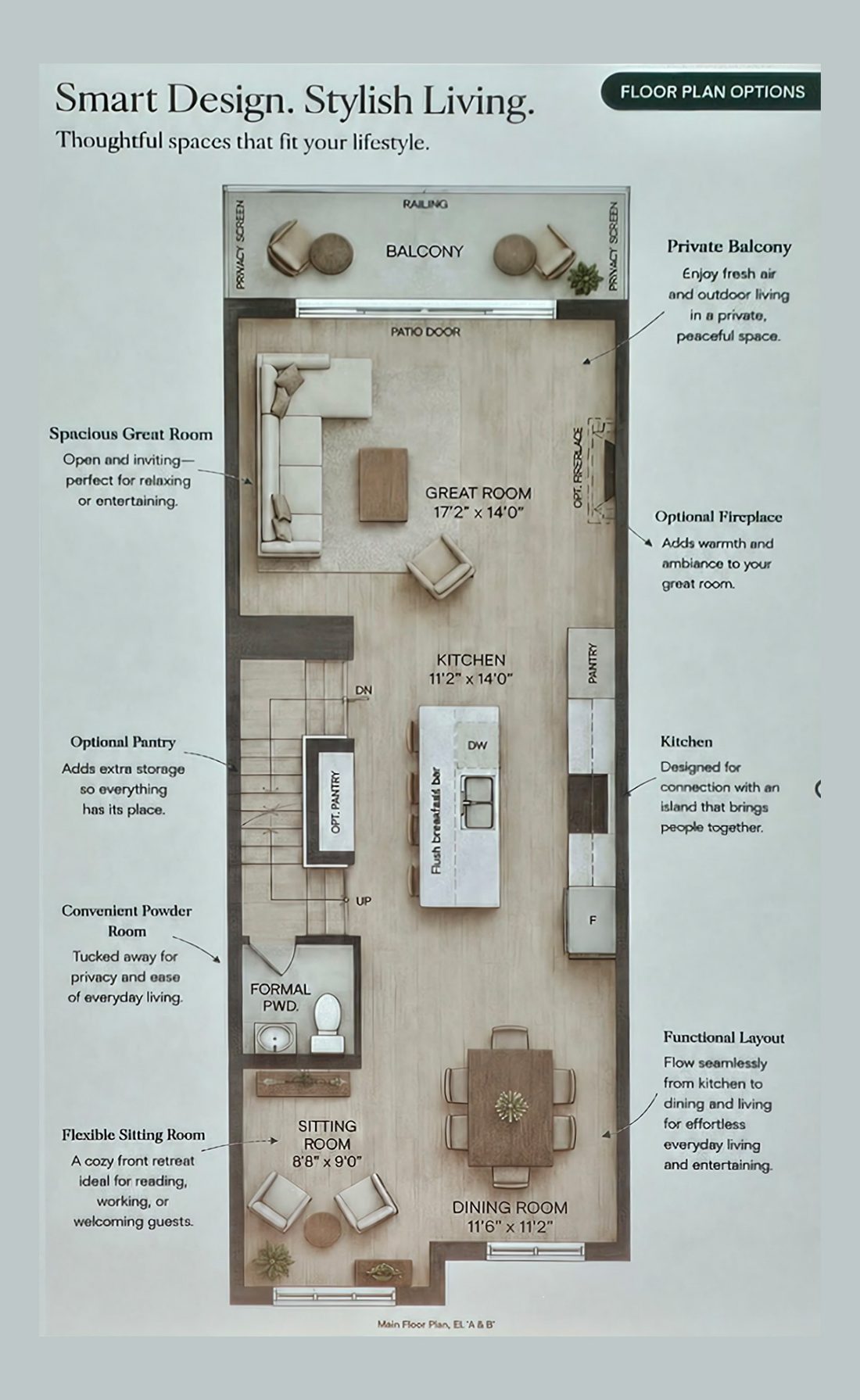 Avella main floor — Smart Design, Stylish Living