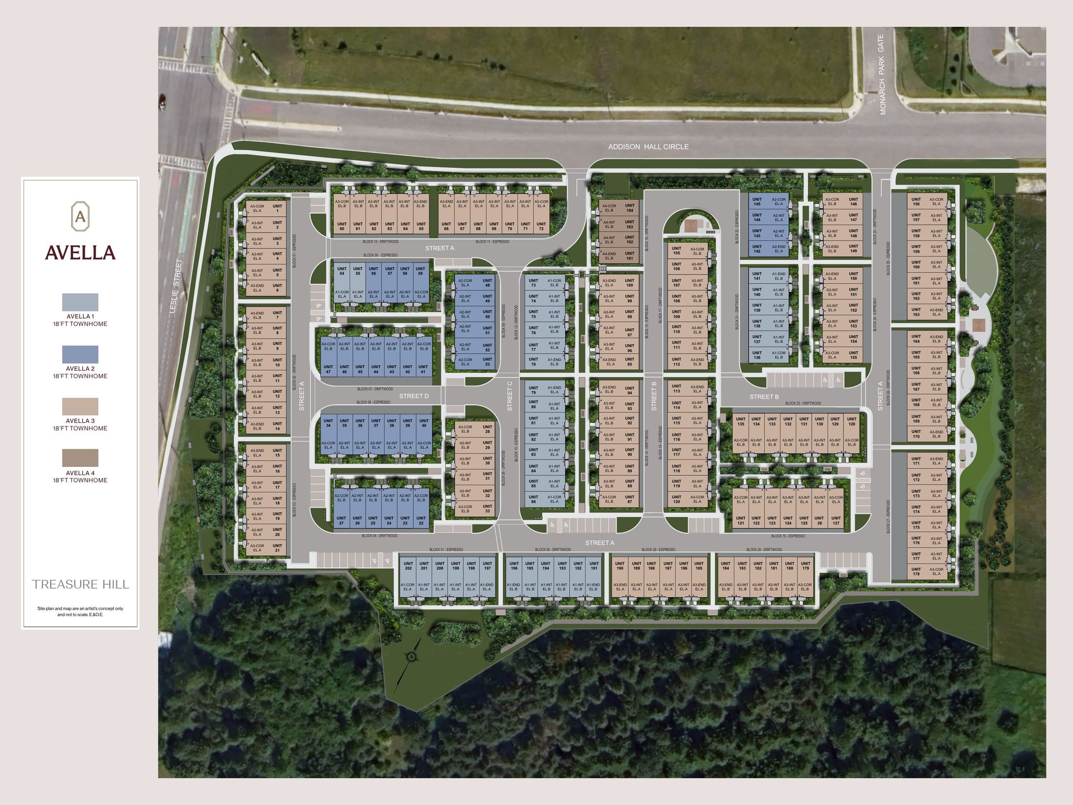AVELLA site plan